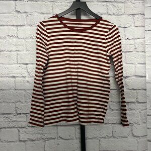 Madewell Striped Long Sleeve Top